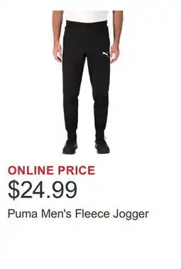 Costco Puma Men's Fleece Jogger offer