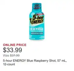 Costco 5-hour ENERGY Blue Raspberry Shot, 57 mL, 12-count offer