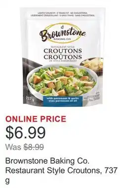 Costco Brownstone Baking Co. Restaurant Style Croutons, 737 g offer
