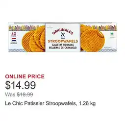 Costco Le Chic Patissier Stroopwafels, 1.26 kg offer