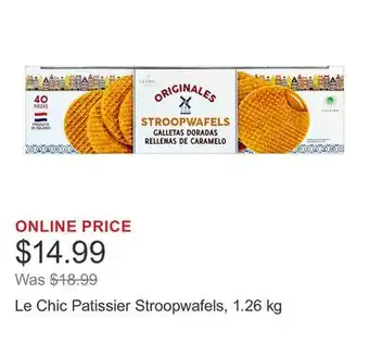 Costco Le Chic Patissier Stroopwafels, 1.26 kg offer