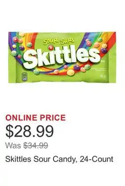 Costco Skittles Sour Candy, 24-Count offer