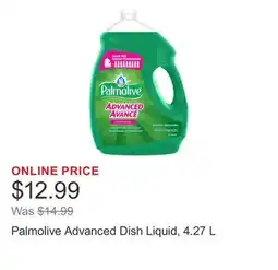 Costco Palmolive Advanced Dish Liquid, 4.27 L offer