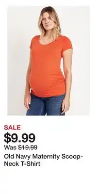 Old Navy Old Navy Maternity Scoop-Neck T-Shirt offer