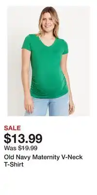 Old Navy Old Navy Maternity V-Neck T-Shirt offer