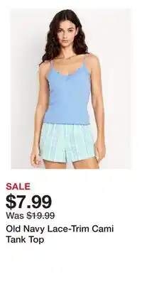 Old Navy Old Navy Lace-Trim Cami Tank Top offer
