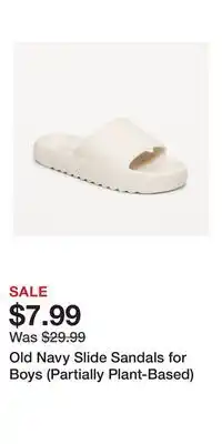 Old Navy Old Navy Slide Sandals for Boys (Partially Plant-Based) offer