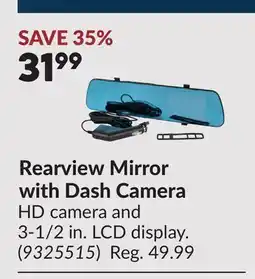 Princess Auto Rearview Mirror with Dash Camera offer