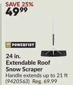 Princess Auto 24 in. Extendable Roof Snow Scraper offer