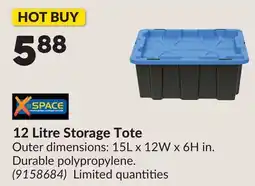 Princess Auto 12 Litre Storage Tote offer