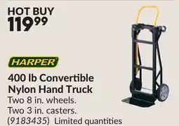 Princess Auto 400 lb Convertible Nylon Hand Truck offer