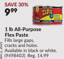 Princess Auto 1 lb All-Purpose Flex Paste offer