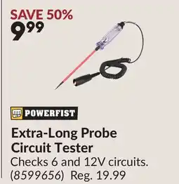 Princess Auto Extra-Long Probe Circuit Tester offer