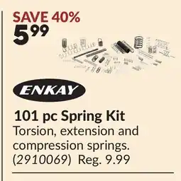 Princess Auto 101 pc Spring Kit offer