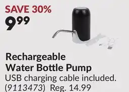 Princess Auto Rechargeable Water Bottle Pump offer