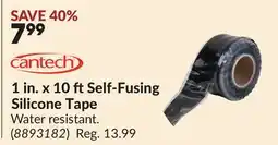 Princess Auto 1 in. x 10 ft Self-Fusing Silicone Tape offer