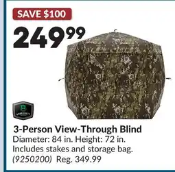 Princess Auto 3-Person View-Through Blind offer