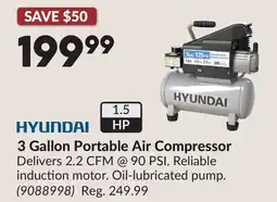 Princess Auto 3 Gallon Portable Air Compressor offer