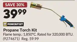 Princess Auto Propane Torch Kit offer