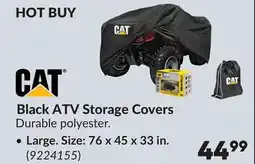 Princess Auto Black ATV Storage Covers offer