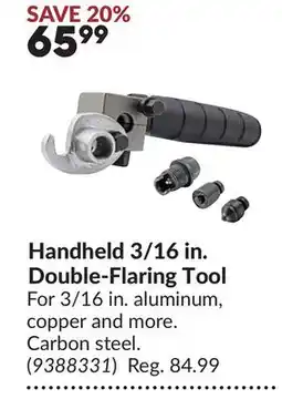 Princess Auto Handheld 3/16 in. Double-Flaring Tool offer