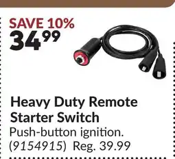 Princess Auto Heavy Duty Remote Starter Switch offer