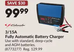 Princess Auto 3/15A Fully Automatic Battery Charger offer