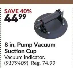 Princess Auto 8 in. Pump Vacuum Suction Cup offer