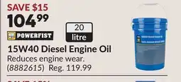 Princess Auto 15W40 Diesel Engine Oil offer