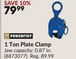 Princess Auto 1 Ton Plate Clamp offer