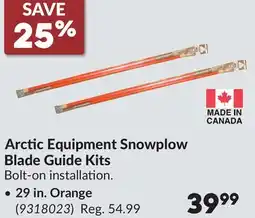 Princess Auto Arctic Equipment Snowplow Blade Guide Kits offer