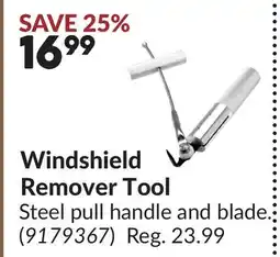 Princess Auto Windshield Remover Tool offer
