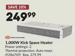 Princess Auto 1,000W Kick Space Heater offer