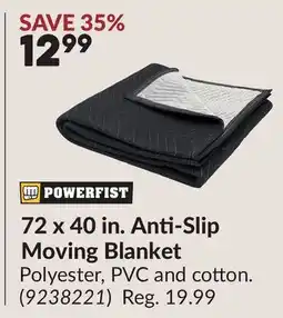 Princess Auto 72 x 40 in. Anti-Slip Moving Blanket offer