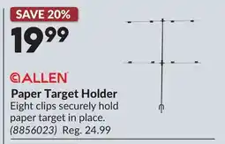 Princess Auto Paper Target Holder offer