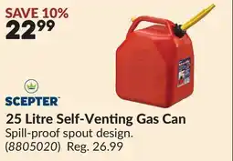 Princess Auto 25 Litre Self-Venting Gas Can offer