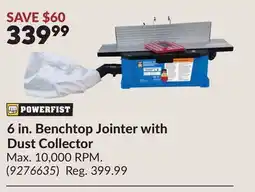 Princess Auto 6 in. Benchtop Jointer with Dust Collector offer