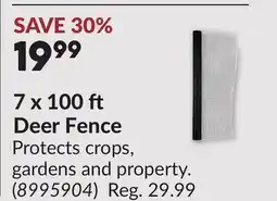 Princess Auto 7 x 100 Deer Fence offer