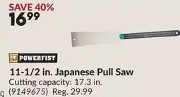 Princess Auto 11-1/2 in. Japanese Pull Saw offer