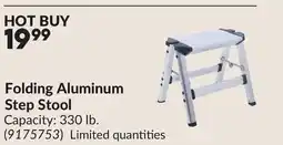 Princess Auto Folding Aluminum Step Stool offer