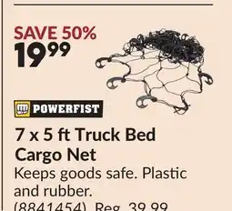 Princess Auto 7 x 5 ft Truck Bed Cargo Net offer