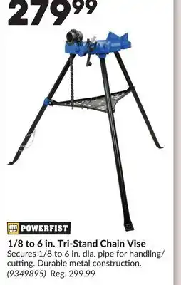 Princess Auto 1/8 to 6 in. Tri-Stand Chain Vise offer