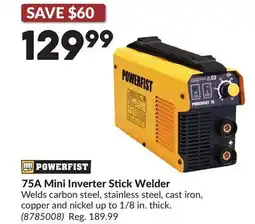 Princess Auto 75A Mini Inverter Stick Welder offer