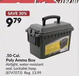 Princess Auto 50-Cal. Poly Ammo Box offer