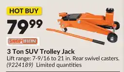 Princess Auto 3 Ton SUV Trolley Jack offer