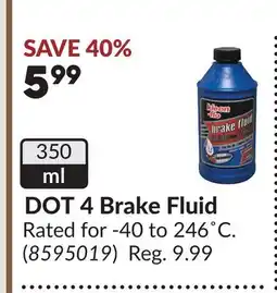 Princess Auto DOT 4 Brake Fluid offer