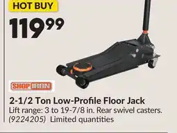 Princess Auto 2-1/2 Ton Low-Profile Floor Jack offer