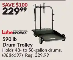 Princess Auto 590 lb Drum Trolley offer