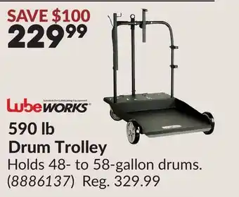 Princess Auto 590 lb Drum Trolley offer