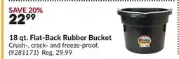 Princess Auto 18 qt. Flat-Back Rubber Bucket offer